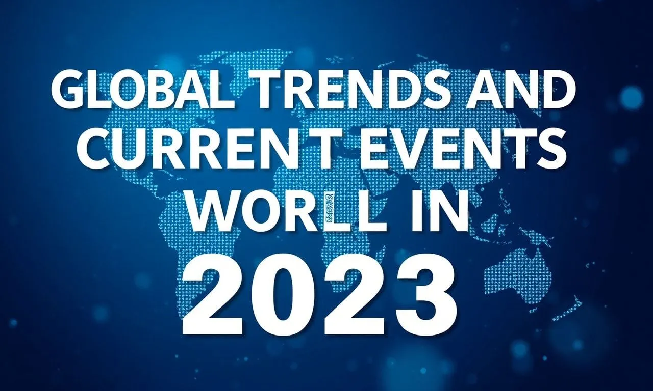 Global Trends and Current Events Shaping Our World in 2023 Global Trends and Current Events Shaping Our World in 2023
