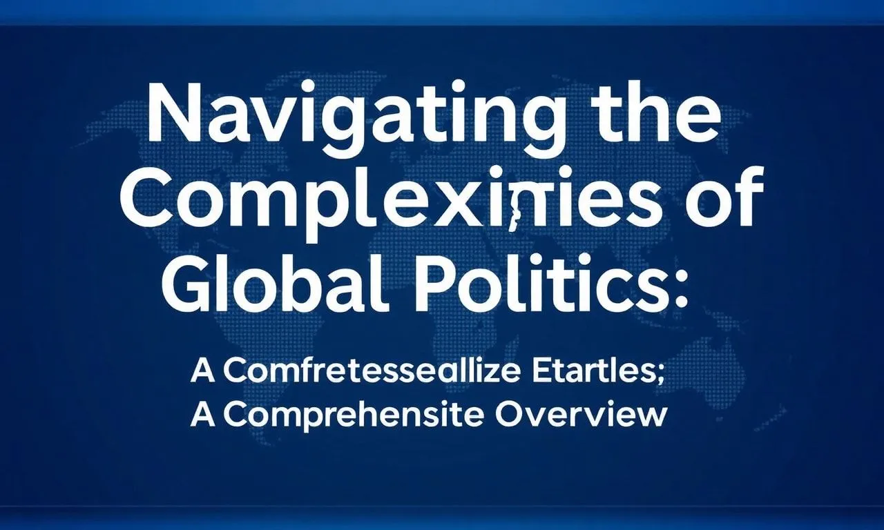 Navigating the Complexities of Global Politics: A Comprehensive Overview Navigating the Complexities of Global Politics: A Comprehensive Overview