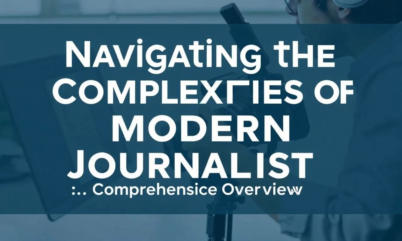 Navigating the Complexities of Modern Journalism: A Comprehensive Overview Navigating the Complexities of Modern Journalism: A Comprehensive Overview