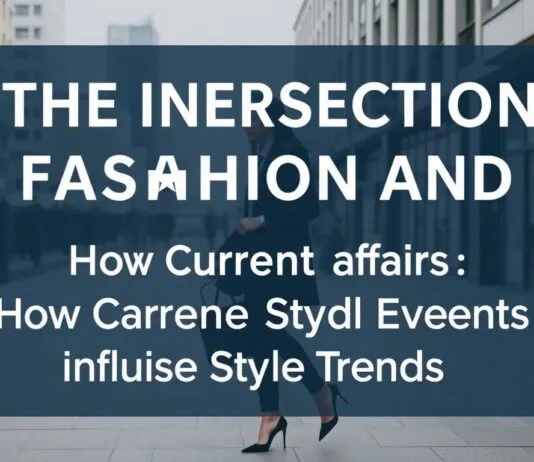The Intersection of Fashion and Global Events: How Current Affairs Influence Style Trends The Intersection of Fashion and Global Events: How Current Affairs Influence Style Trends