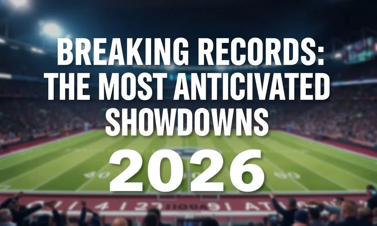 Breaking Records: The Most Anticipated Showdowns of 2026