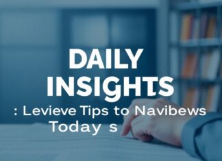 Daily Insights: Smart Tips to Navigate Today’s News Daily Insights: Clever Tips to Navigate Today's News