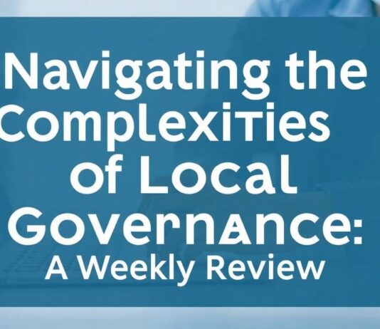 Navigating the Complexities of Local Governance: A Week in Review Navigating the Complexities of Local Governance: A Weekly Review