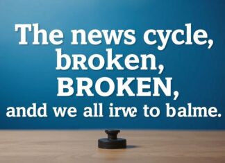 The News Cycle is Broken and We’re All to Blame The news cycle is broken, and we're all to blame.