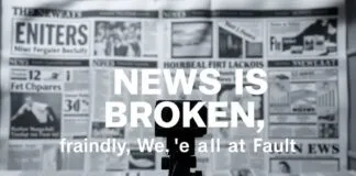 The News Is Broken, and Honestly, We’re All to Blame The News Is Broken, and Frankly, We're All at Fault
