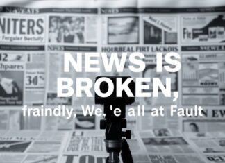 The News Is Broken, and Honestly, We’re All to Blame The News Is Broken, and Frankly, We're All at Fault