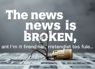 The News is Broken, and I’m Tired of Pretending It’s Not The news is broken, and I'm tired of pretending it's not.
