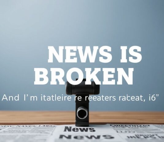 The News Is Broken (And I’m Tired of Pretending It’s Not) The News Is Broken (And I'm Tired of Pretending It Isn't)