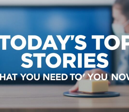 Today’s Top Stories: What You Need to Know Right Now Today's Top Stories: What You Need to Know Right Now